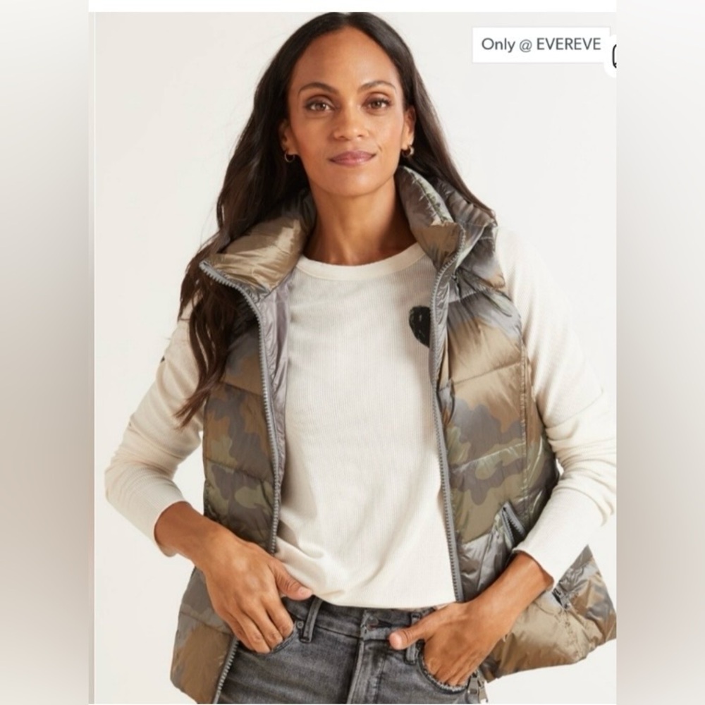 Evereve "Malone" Camouflage Puffer Vest